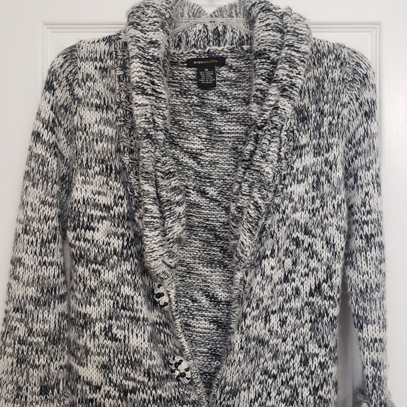 BCBG Maxazria Knit Cardigan Duster Sweater - Picture 2 of 9